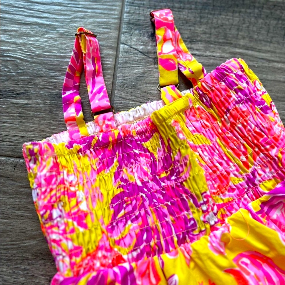 Lilly Pulitzer Vibrant Floral Sundress size LARGE ☀️☀️ - Picture 7 of 8